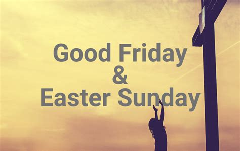 what date is good friday and easter monday